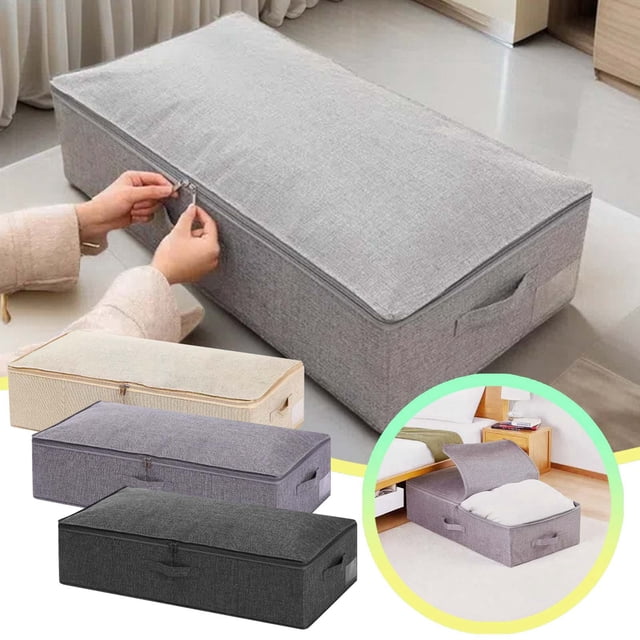 Home Textile Storage Solutions for Efficient Wardrobe Organization with Thick Folding Storage Large Capacity Clothing Bed Bottom Sorting and Layered Stackable Proof Storage for Household Use