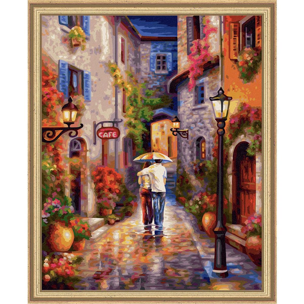Schipper Romantic Alleyway PaintbyNumber Kit