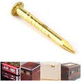 thumbnail image 6 of Brass Nail, ROUND HEAD NAIL BRASS FURNITURE HINGE HARDWARE ACCESSORIES STRONG FASTENING FUNCTION EASY INSTALLATION HOME sturdy, 6 of 7