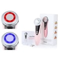 thumbnail image 1 of Fiudx Dispositivo Recargable Por Usb, Masajeador Térmico de Luz Roja y Azul, Instrumento de Rejuvenecimiento Facial con Cuatro Modos, Herramienta de Nutrición y Limpieza, Rutina Diaria de Cuidado de, 1 of 6