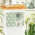 thumbnail image 4 of Green Floral Leaves Boho Kitchen Towels Dish Towels, 18x26 Inch Seasonal Spring Summer Decoration Hand Towels Set of 4, 4 of 6