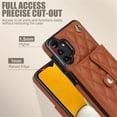 thumbnail image 4 of Samsung Galaxy A13 RFID Para Que Bloquea la Funda Protectora para Billetera Funda con Tapa Magnética Bolsillo con Múltiples Ranuras para Tarjetas con Correa para el, 4 of 7