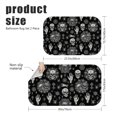 thumbnail image 3 of Skull and Hand Gothic Pattern Bath Mat Set Of 2,Non-Slip Rug for Bathroom,Kitchen,Bedroom,Entrance, 30x17 and 23.5x15.7 Inches, 3 of 5