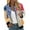 Dark blue, variant on Women's Short Sleeve T-Shirt Clearance Women's Blended Jacket Women Autumn Fashion Leisure Square Thin Pocket Jacket Blouse Coat Baseball Top