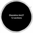 thumbnail image 3 of Frame protection for Trampoline 14Ft / 427 cm - blue (color) - PE, 3 of 4
