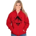thumbnail image 3 of Spirit Mountain Diamond Spiritual Unisex Fleece Graphic Zip Up Hoodie Brisco Brands 2X, 3 of 5