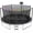 Black & Lights, variant on CITYLE Trampoline 12FT 14FT 15FT 16FT 1500LBS Trampoline for Adults Kids Trampolines with Basketball Hoop, Outdoor Heavy Duty Trampoline with Enclosure, Easy to Install & Last Long