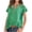 Green womens tops summer, variant on USSUMA Womens Plus Savings Tops and T-Shirts Women V Neck Summer Tops Short Sleeve Business Casual V-neck Shirts Loose Casual Tee T-shirt Blouse 2022 Beach