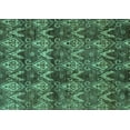 thumbnail image 1 of Ahgly Company Indoor Rectangle Abstract Turquoise Blue Modern Area Rugs, 5' x 7', 1 of 4