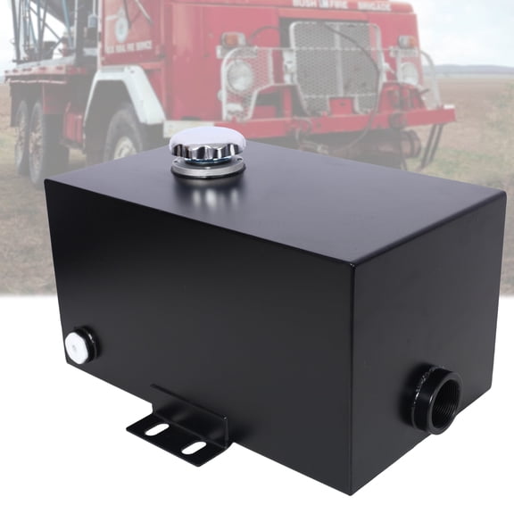5 Gallon 14 Gauge Hydraulic Tank, Heavy Duty Hydraulic Press Accessories, Fuel Transfer Tank with Filter, Hydraulic Reservoir Tank With Integral Mounting Foot, Inlet 1-1/2" FNPT and Outlet 3/4" FNPT