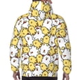 thumbnail image 7 of Pofeuu Cartoon Chicken Print Mens Casual Hooded Collar Drawstring Hoodies Pullover Sweatshirts Casual Long Sleeve Shirts-Large, 7 of 7
