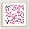 thumbnail image 2 of Cherry Blossoms - Painting Cherry Blossom Watercolor Floral Pattern Botanical Nature Unframed Wall Art Print 24 x 24 inches, 2 of 9