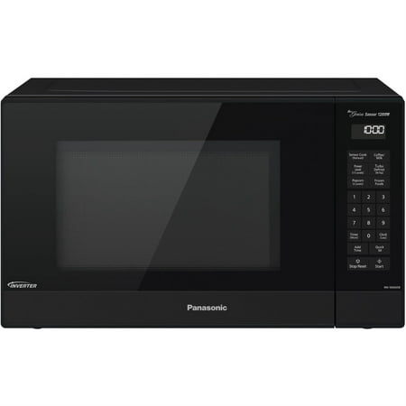 Panasonic 1.2 Cu. Ft. 1200W Genius Sensor Countertop Microwave Oven with Inverter Technology in Black