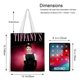 thumbnail image 5 of Breakfast at Tiffany's Bolso de tela con estampado de lienzo para mujer, bolsa de compras reutilizable y estética, con cremallera interior, regalo para mujer, 35 × 40 cm., 5 of 6