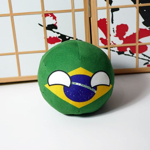 Muñecos de peluche de Polandball, Australia, Polonia, Brasil, Bielorrusia, México, Portugal, Countryball, almohada de peluche, bolsa de juguetes, colgante, regalo de Cosplay xuanjing unisex