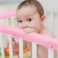 thumbnail image 2 of Tira de parachoques para cuna de bebé, protector de barandilla de cama para niños pequeños, barandillas para bebé para evitar colisiones de seguridad suave, 2 of 9