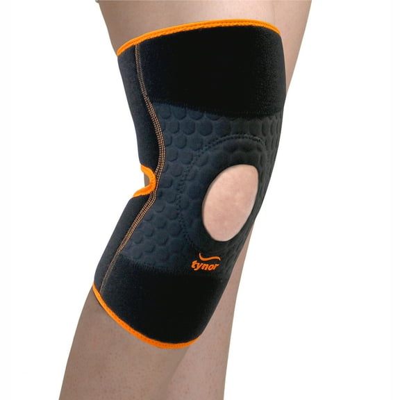 Tynor Knee Wrap (Neo), Black & Orange, Universal, 1 Unit