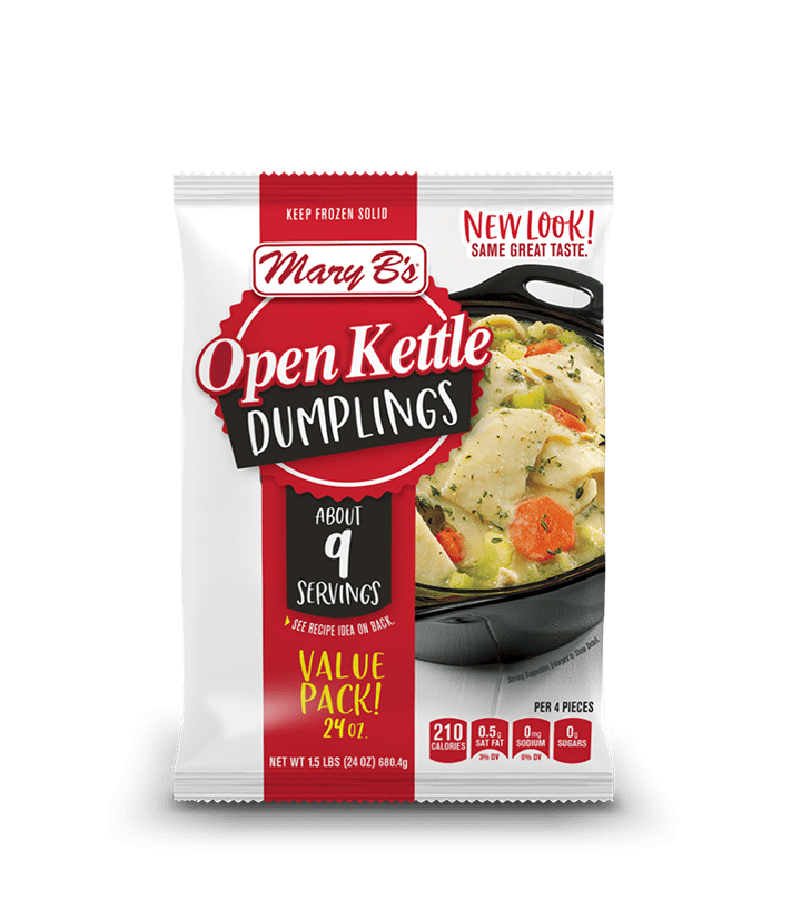 Mary B's® Open Kettle Dumplings 24oz Value Pack