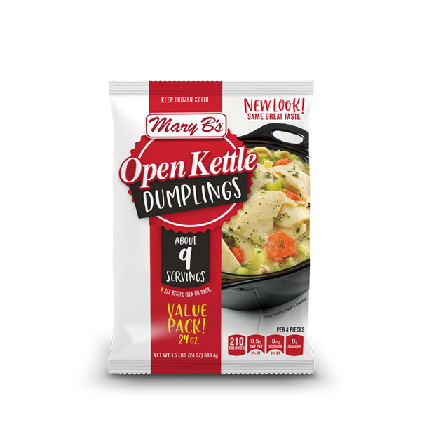 Mary B's® Open Kettle Dumplings 24oz Value Pack