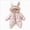 Pink, variant on 6-12 Months Baby Boys Girls Snowsuits Hooded Romper Onesie Jumpsuit Outwear Jackets Warm Outfits Zip Coat Easy Wear Infant Winter Clothes
