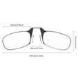 thumbnail image 2 of Gafas de presbicia de lectura con clip de nariz grande, ligeras, ultrafinas, unisex, 1,0-3,0, tamaño Mini 1,5, 2 of 5