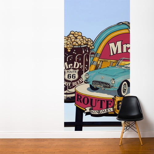 ADZif Fresk on the Road Wall Mural