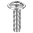 thumbnail image 4 of Unique Bargains M6 x 20mm 304 Stainless Steel Flanged Button Head Socket Cap Screws 20 Pack, 4 of 5