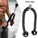 thumbnail image 3 of Accesorio de tracción de cuerda de tríceps | Empuñadura antideslizante de lujo | Nylon fuerte | 68cm de longitud | Fácil agarre para máquinas de cable de gimnasio | Entrenamiento de fuerza de la, 3 of 3