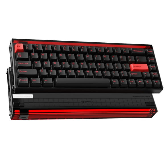 MelGeek MADE68 Ultra Wired Keyboard, Hall Effect Magnetic Switch Gaming Keyboard, 65% Compact Rapid Trigger, Hot-Swappable, RGB Snap Tap & Adjustable