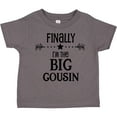 thumbnail image 3 of Inktastic Finally I'm the Big Cousin Boys or Girls Toddler T-Shirt, 3 of 5