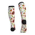 thumbnail image 2 of Bixox Tomatoes Print Compression Socks,Compression Socks Women & Men Circulation for Medical,Running,Athletic, 2 of 7