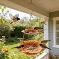 thumbnail image 3 of Hanging Bird Bath BirdBath Hummingbird Outdoor Bird Feeder Garden Yard Decorations, 3 of 6