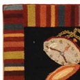 thumbnail image 3 of SAFAVIEH Chelsea Tayler Nautical Wool Runner Rug, Black, 2'6" x 8', 3 of 5