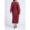 thumbnail image 2 of ELOQUII Women's Plus Size Cape Effect Plisse Dress, 2 of 2