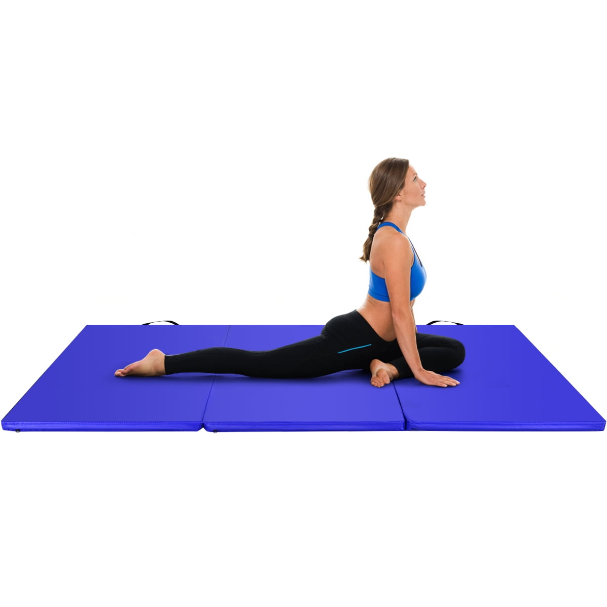 Pure Fitness High Density Exercise Mat 12 Mm Lime Walmart Com Walmart Com