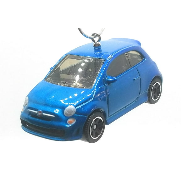 Christmas Ornament for 2019 Fiat 500 Turbo Blue