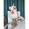 thumbnail image 4 of Vestido de princesa de encaje de algodón hecho a mano para perros pequeños y medianos, ropa de moda de alta gama con estampado de flores, lazo de cristal, caniche, 4 of 7