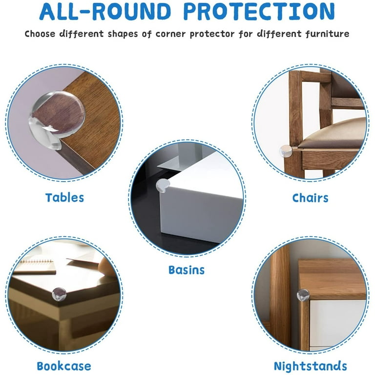 Corner Protector, Safety Baby Proofing Table Corner Guards, Corner Covers  Safety Furniture Corner Protector for Baby(12 Pack) 