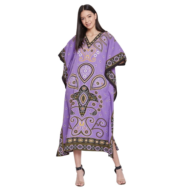 Caftans Longs pour Femmes, Robe Caftan Grande Taille, Robe de Soirée, Fête, Été, Plage, Robe d'Été, Manches Kimono, Robes Décontractées