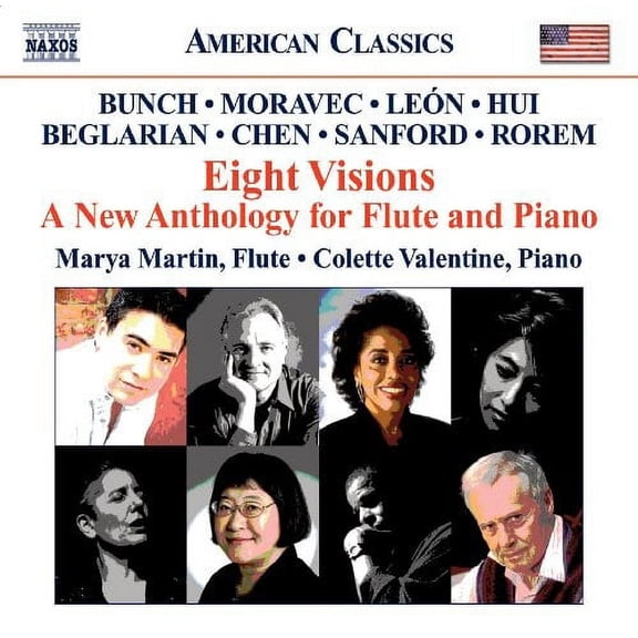 Marya Martin - Eight Visions: New Anthology for Flute & Piano - Music & Performance - CD