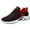 Red-DT, variant on CHICVOMEY Casual Fashion Walking Shoes for Men Breathable Mesh Running Shoes Comfortable Sneakers Cushioned Non-Slip Tennis Sneakers