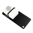 thumbnail image 1 of Placa De Montaje De Interruptor De Adaptador De Cardán De Mano De Aleación De Aluminio Para 7 6 5 4 Yi 4k Para DJI Feiyu Zhiyun Negro Soledad Adaptador de placa de montaje de cámara, 1 of 10