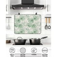thumbnail image 5 of Stove Top Covers for Electric Stove 31x24 Inches, Summer Green Palm Leaf Heat Insulation Fireproof Glass Cooktop Protector, Tropical Plants Botanical Starfish Countertop Stovetop Cover for Kitchen, 5 of 8