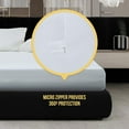 thumbnail image 5 of Waterproof Mattress Encasement Cover Queen Size Soft, Breathable Cotton Terry Fabric | Helps Prevent Bed Bugs, Dust Mites, Bacteria, Allergens | Repels Urine and Liquids | Ultra-Quiet, 5 of 9