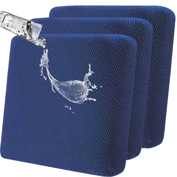 Outdoor Waterproof Couch Cushion Covers, Stretch Individual Patio Chair Cushion Outdoor Seat Cushion Pad