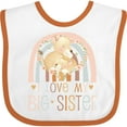 thumbnail image 3 of Inktastic Newborn Infant Baby Girls I Love My Big Sister Boys or Girls Baby Bib, 3 of 4