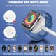 thumbnail image 3 of Cable de carga Essri para Apple Watch USB C magnético de 1 m, color blanco, 3 of 7