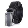 thumbnail image 1 of Exquisite Grid Leather Ratchet Belt, 1 of 6