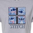 thumbnail image 3 of Disney - Lilo & Stitch - All The Expressions of Stitch - Juniors Cropped Cotton Blend T-Shirt, 3 of 5