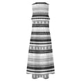 thumbnail image 5 of Retro Striped Polka Dot Dress Black And White Vintage Maxi Dress Aesthetic Bohemia Long Dresses Spring Sleeveless Design Vestido, 5 of 7
